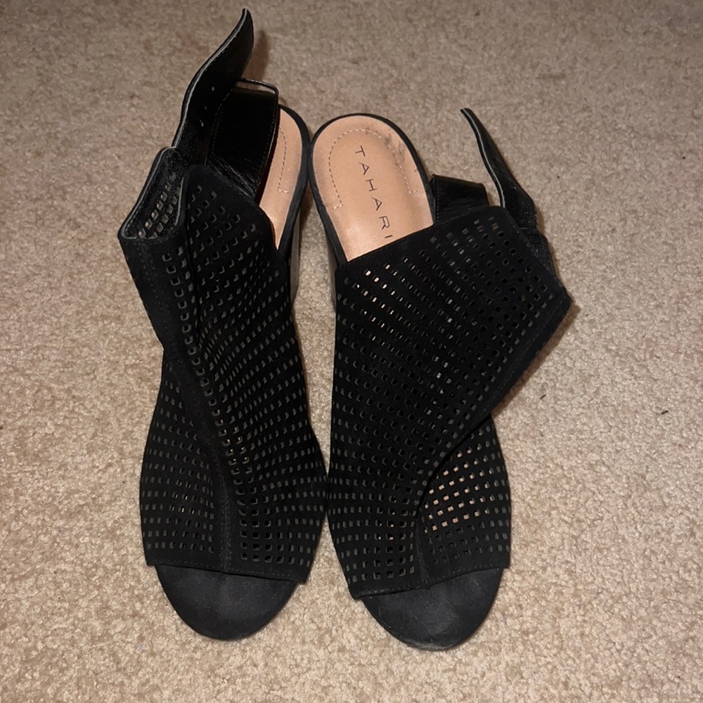 Tahari Black Booties